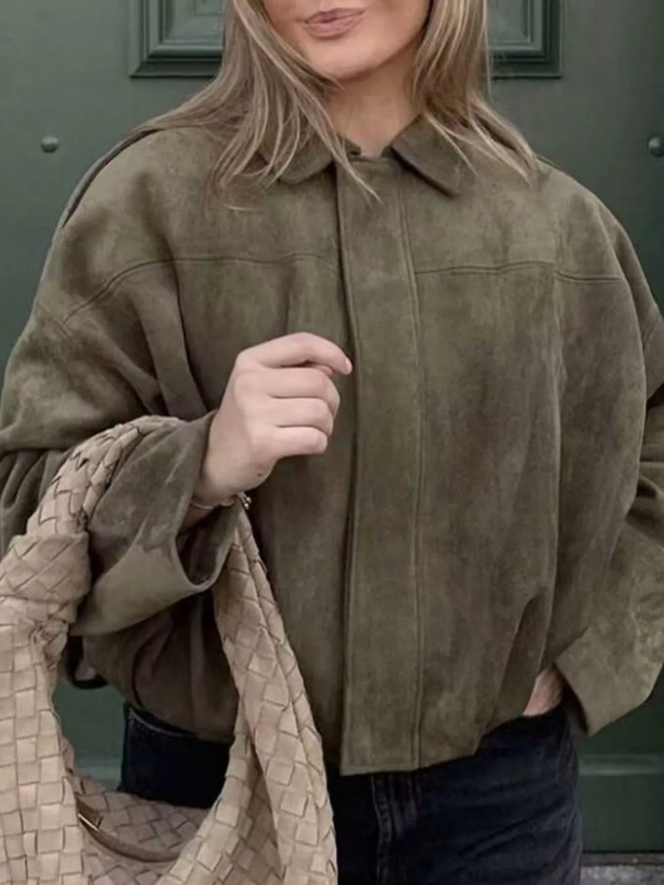 Zip Up Oversized Jacket