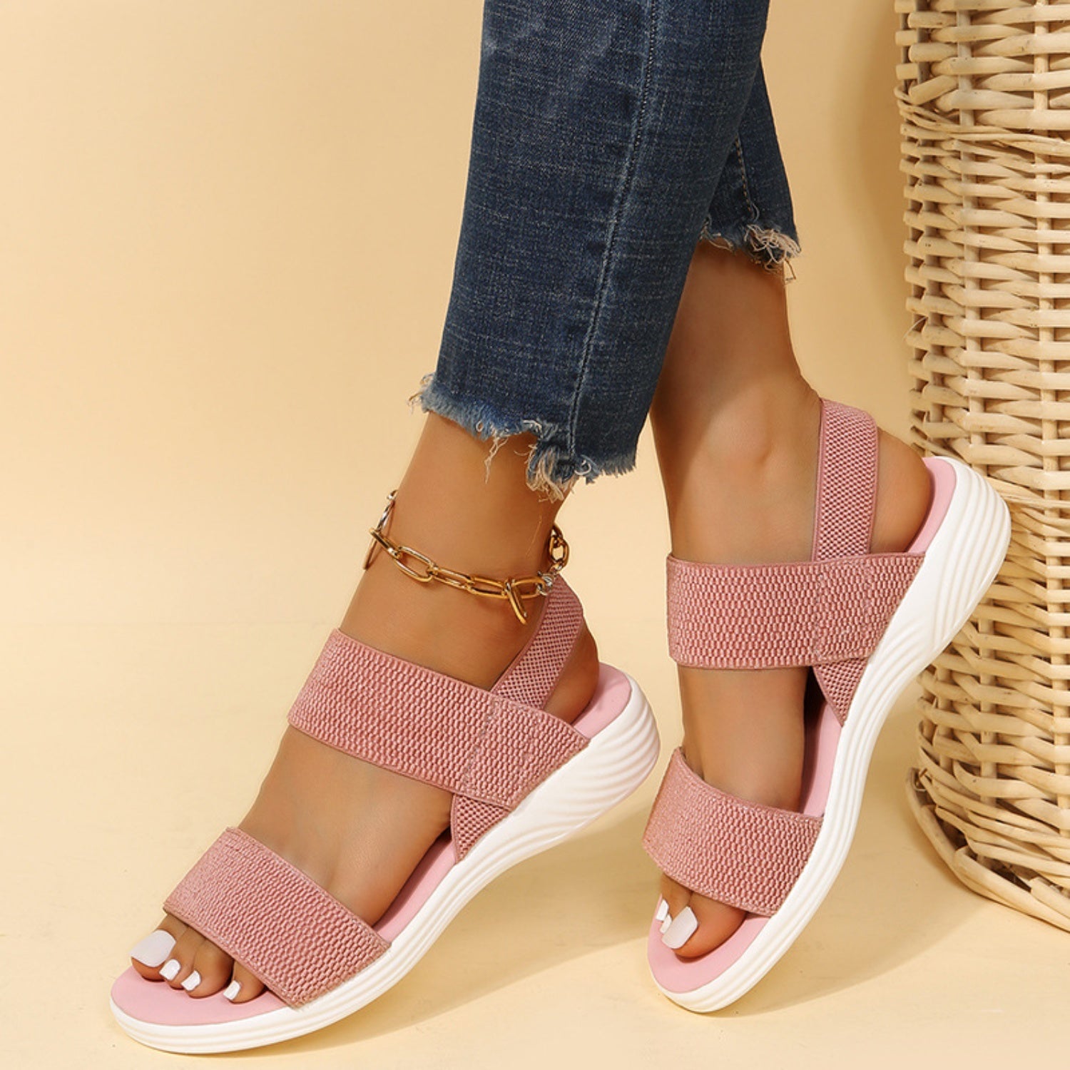 Comfy Rubber Sole Open Toe Sandals