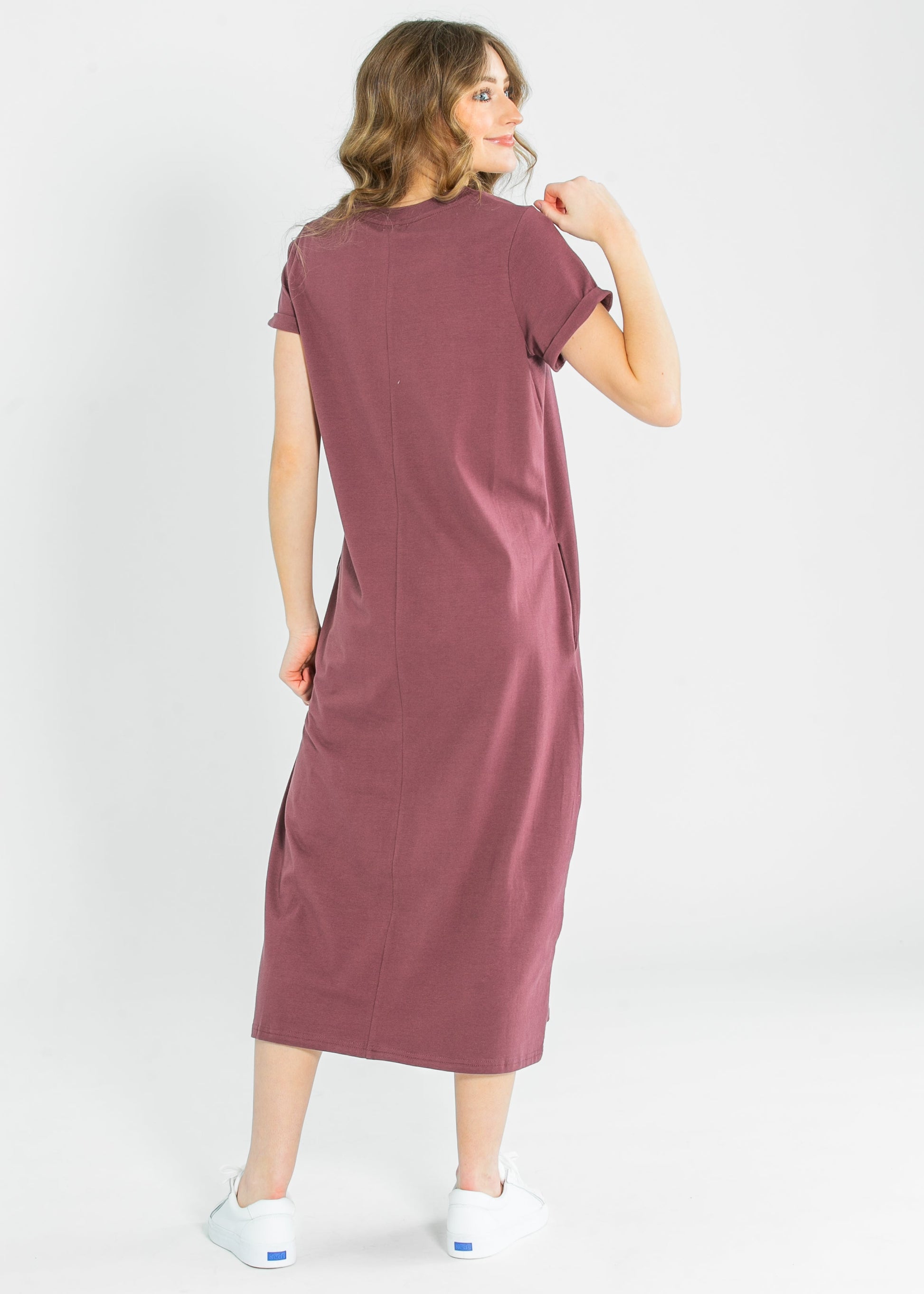 Finley V-neck T-shirt Dress