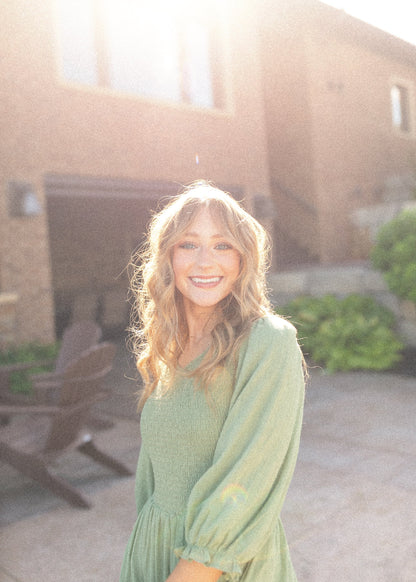 Flora Smocked Midi Dress