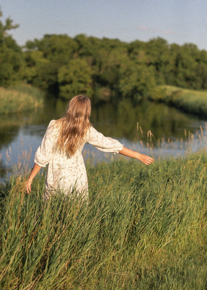 Flora Smocked Midi Dress