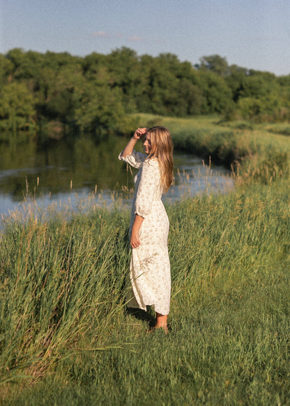 Flora Smocked Midi Dress