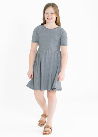 Girl's Saylor Skater Midi Dress - FINAL SALE