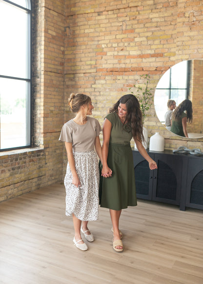 Harlow Tiered Floral Midi Skirt - FINAL SALE