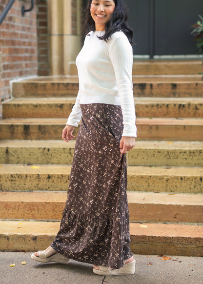 Havyn Lined Maxi Skirt
