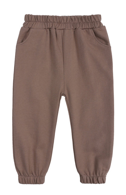 Kids Cotton Hooded Sweatshirt Tracksuit Set - Warm Winter Outfit