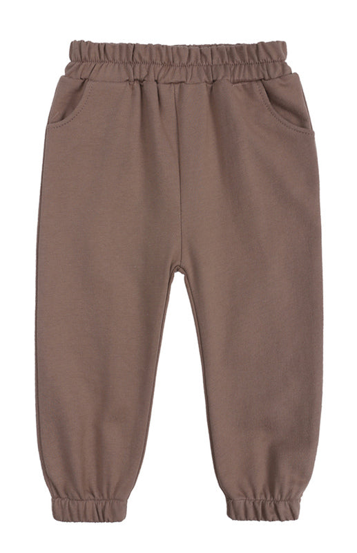 Kids Cotton Hooded Sweatshirt Tracksuit Set - Warm Winter Outfit