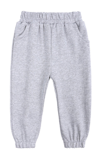 Kids Cotton Hooded Sweatshirt Tracksuit Set - Warm Winter Outfit