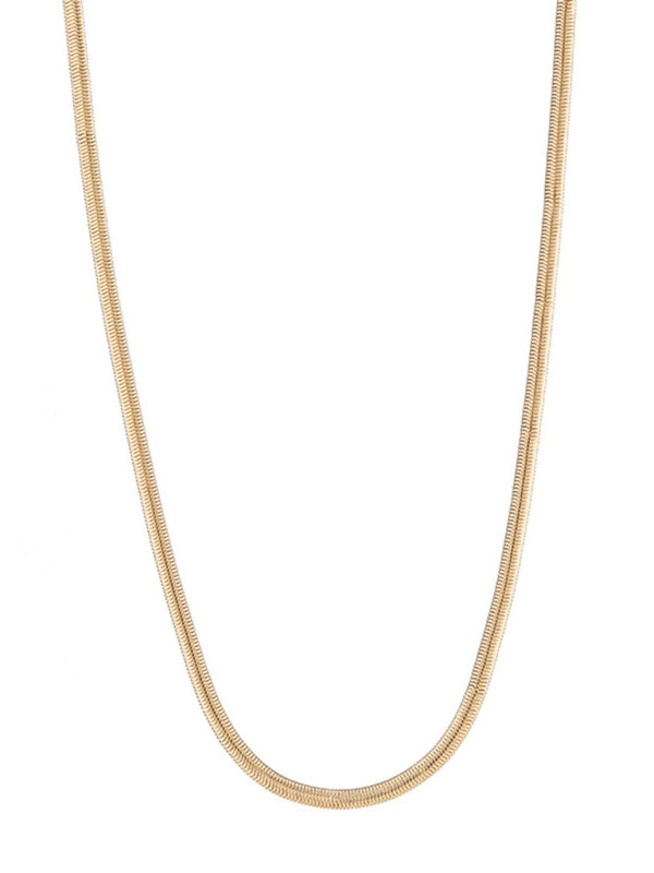 Modern shell detachable stacked beaded necklace