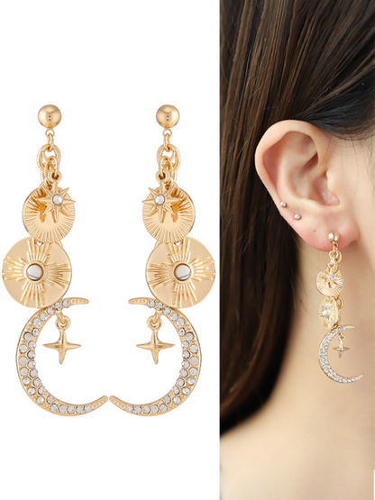 Modern Starry Sky Magic Necklace Bracelet Earrings Pattern3 FREESIZE