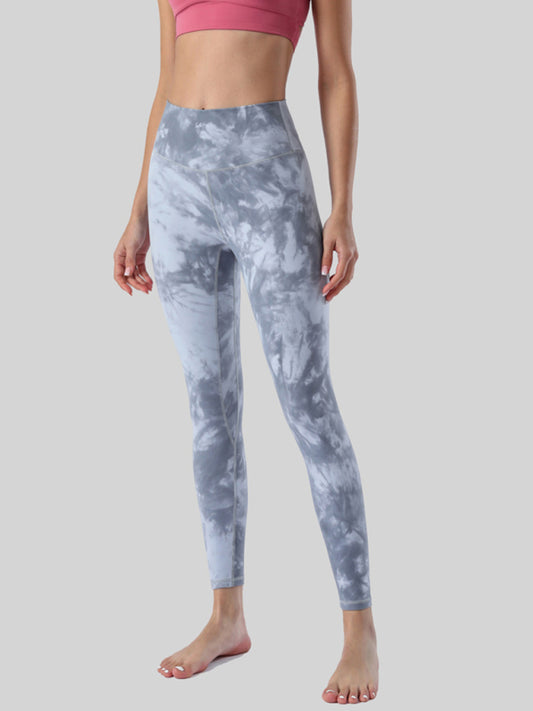Women's High-Waist Yoga Capri Leggings - Brushed Soft & Tummy Control Star gray