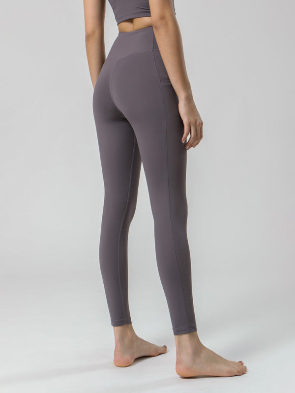 Women's High-Waist Yoga Capri Pants - Double Brushed & Ultra Soft