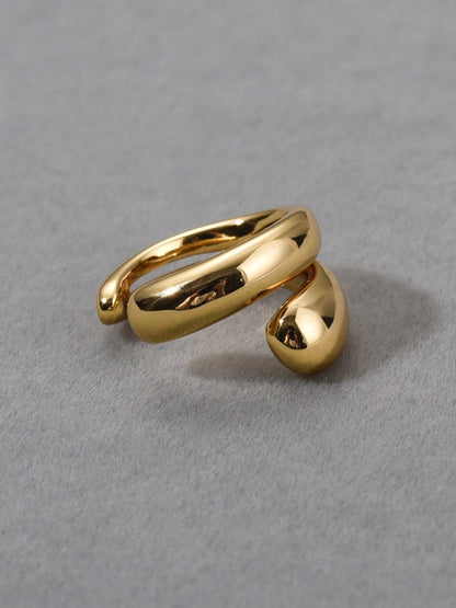 Modern double layer ear bone clip without piercing simple ear clip