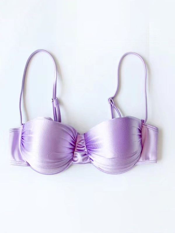 Modern women's clothing sweetheart hottie high-gloss fabric push-up sexy spa skirt bikini