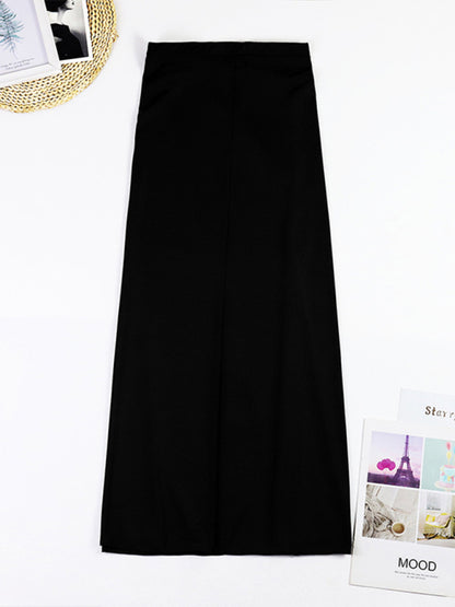 Modern swimsuit color matching sexy hollow seaside resort swimsuit/wrap skirt