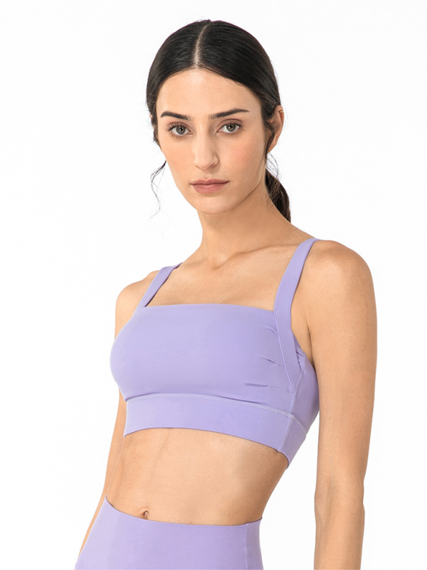 Women's Anti-Hunchback Posture Correction Sports Bra with Chest Pad