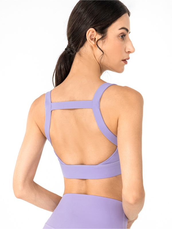 Women's Anti-Hunchback Posture Correction Sports Bra with Chest Pad