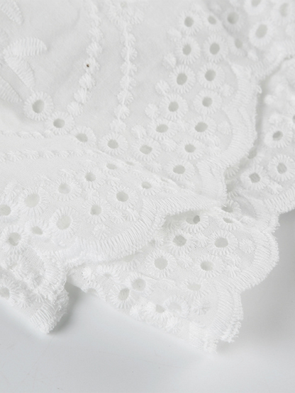 Modern sexy hollow cake skirt tube top dress