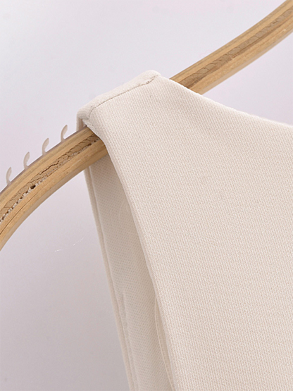 Belted Fitted Dress | Spring Summer Casual | Blue & Cream Colors