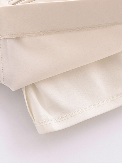 Belted Fitted Dress | Spring Summer Casual | Blue & Cream Colors