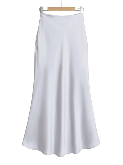 High waist maxi skirt