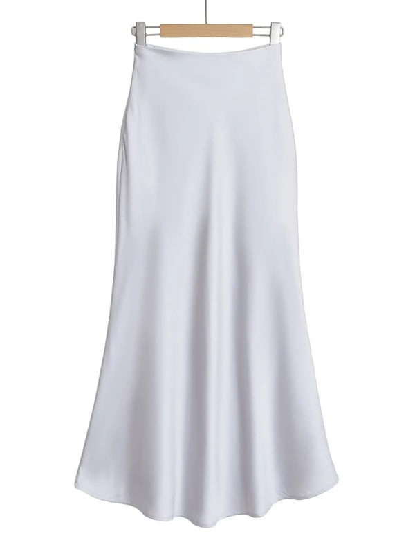 High waist maxi skirt