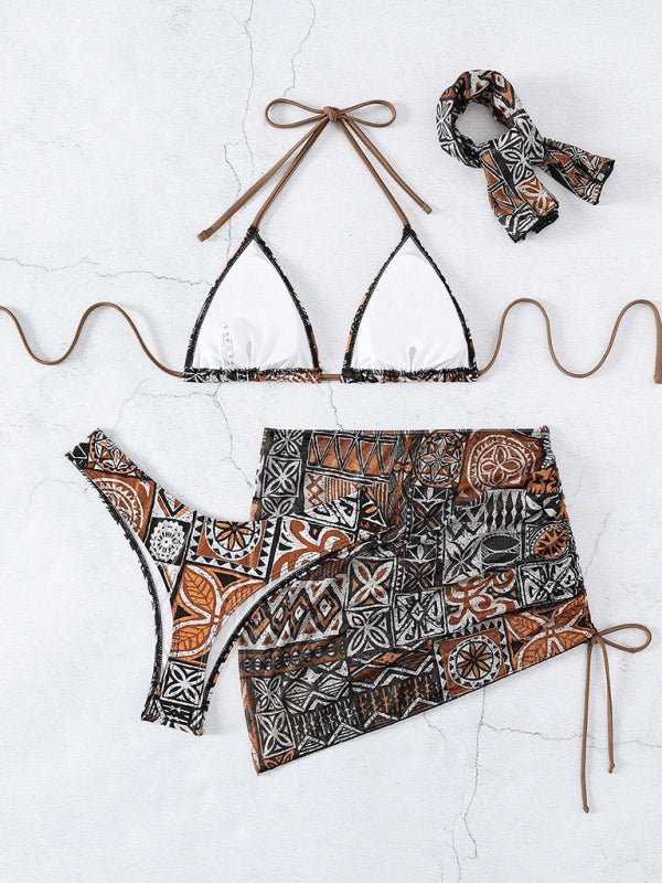 Sexy bikini four piece set