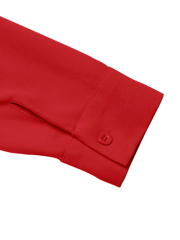 Party elegant sweet style one shoulder long sleeve solid color women's dress