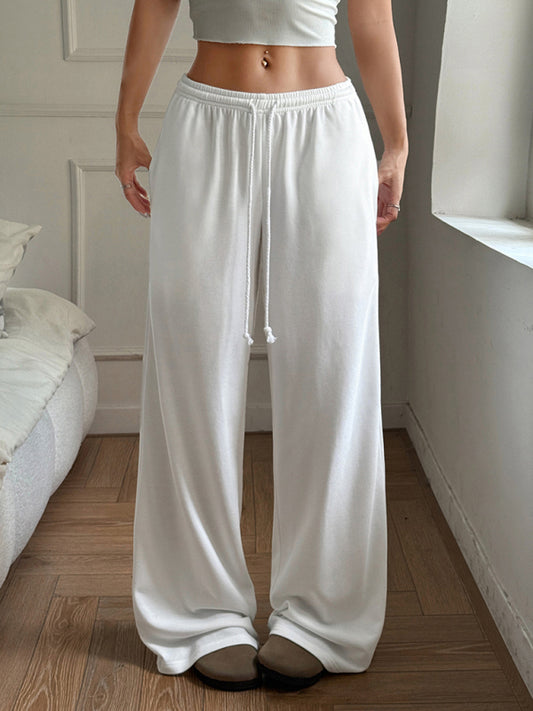 Casual strappy wide-leg pants