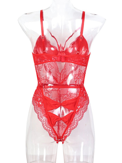 Sexy bodysuit with bow tie at the back