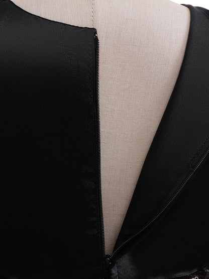 Halloween Girls Witch Tulle Dress Costume Set - Kids Party Outfit