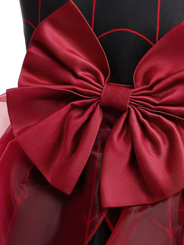 Girls' Halloween Witch Costume Party Dress - Multiple Patterns