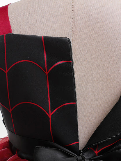 Girls' Halloween Witch Costume Party Dress - Multiple Patterns