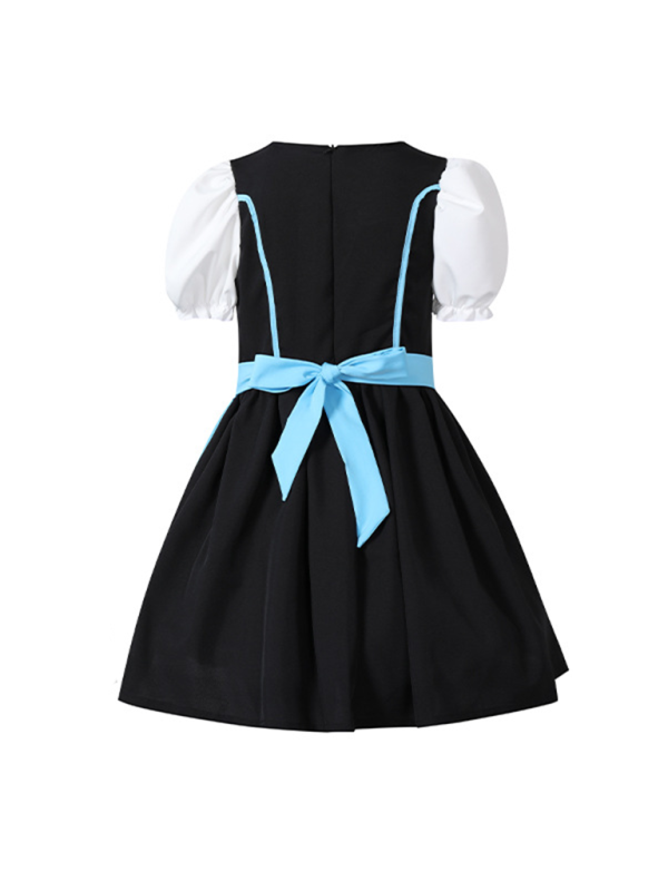 Girls Oktoberfest Costume Dress - Multi-Color Festival Outfit