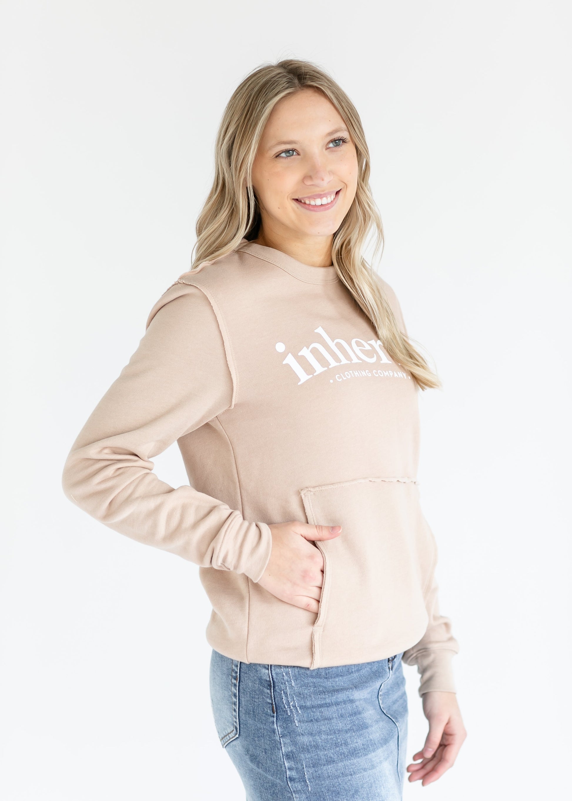 Inherit Raw Edge Crewneck Sweatshirt