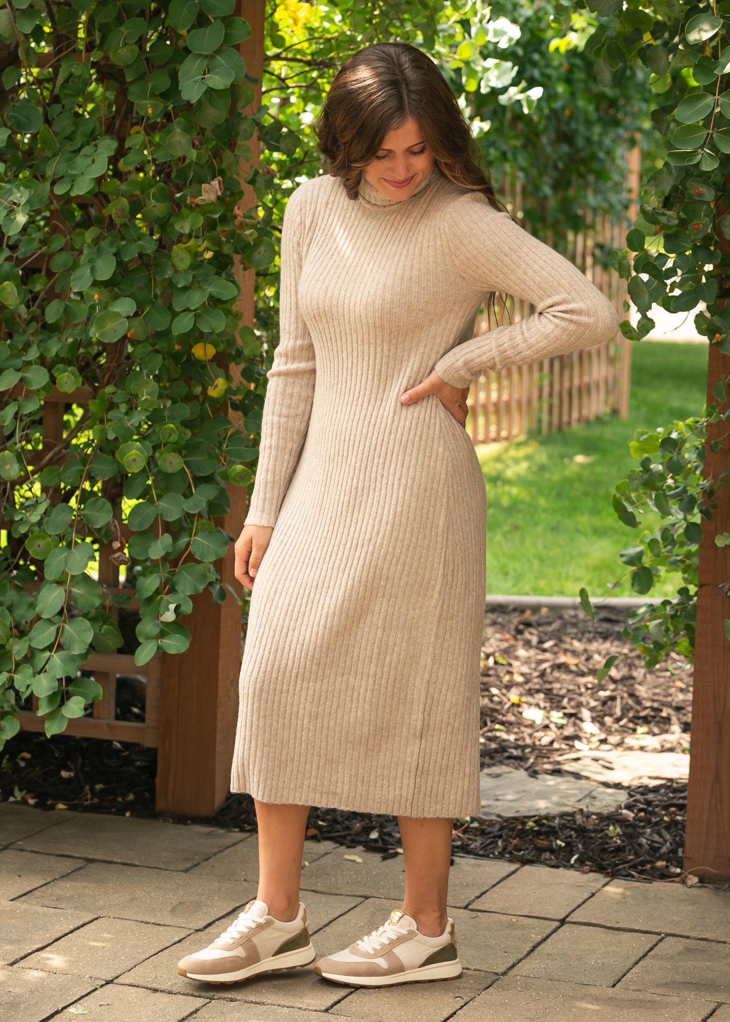 Juliette Turtleneck Maxi Dress