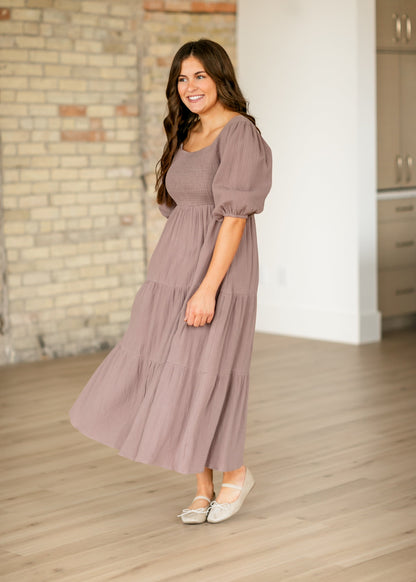 Kayleen Gauze Maxi Dress - FINAL SALE