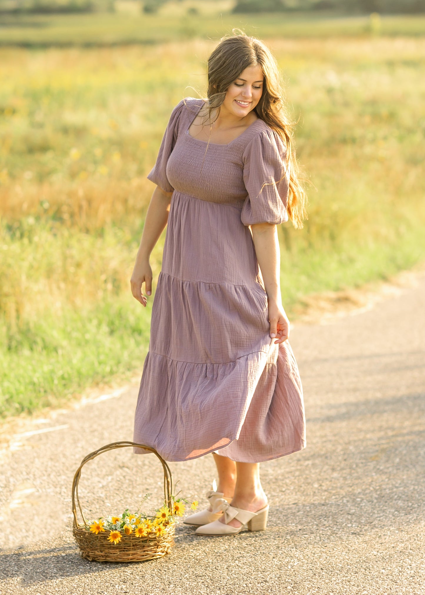 Kayleen Gauze Maxi Dress - FINAL SALE