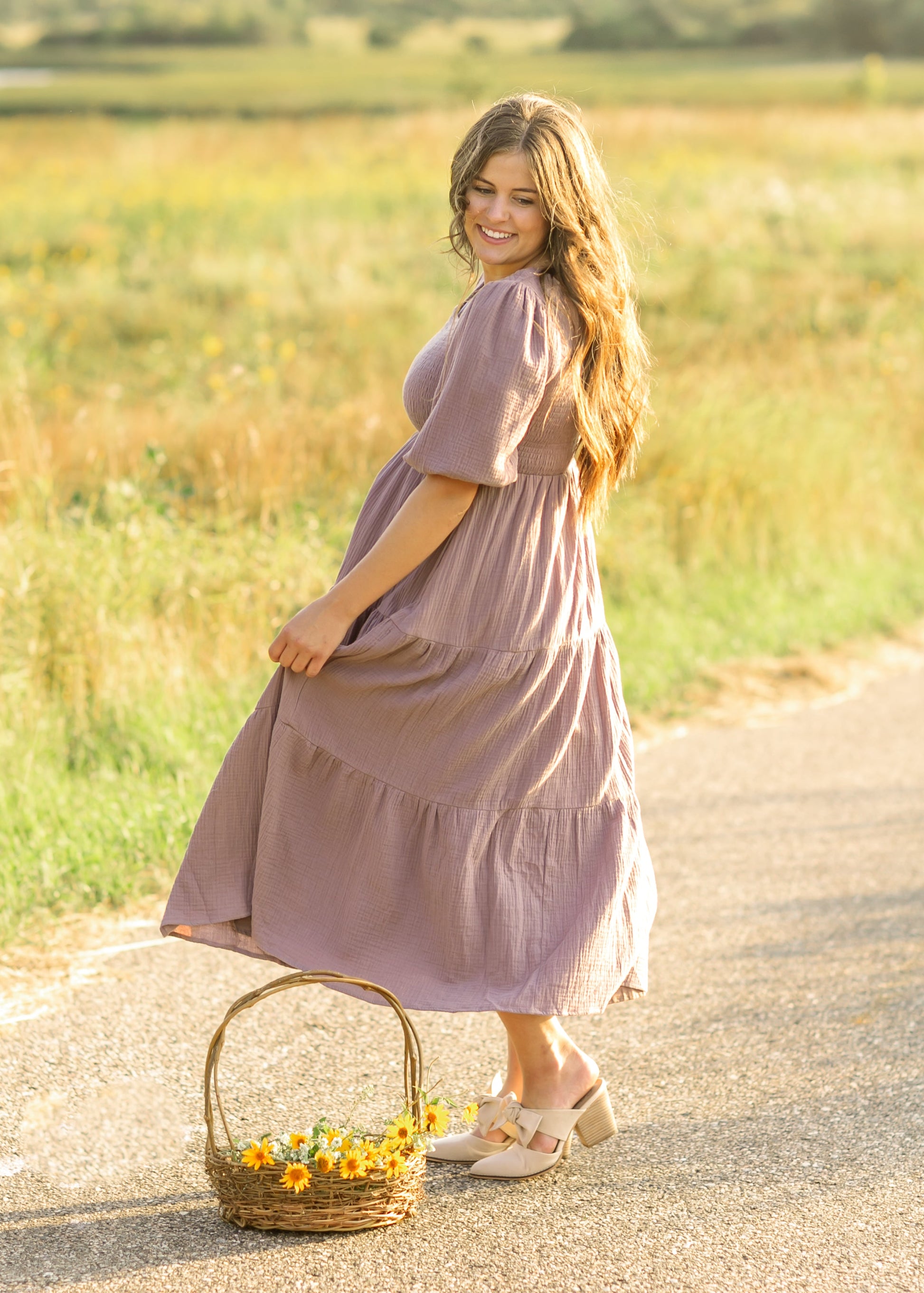 Kayleen Gauze Maxi Dress - FINAL SALE