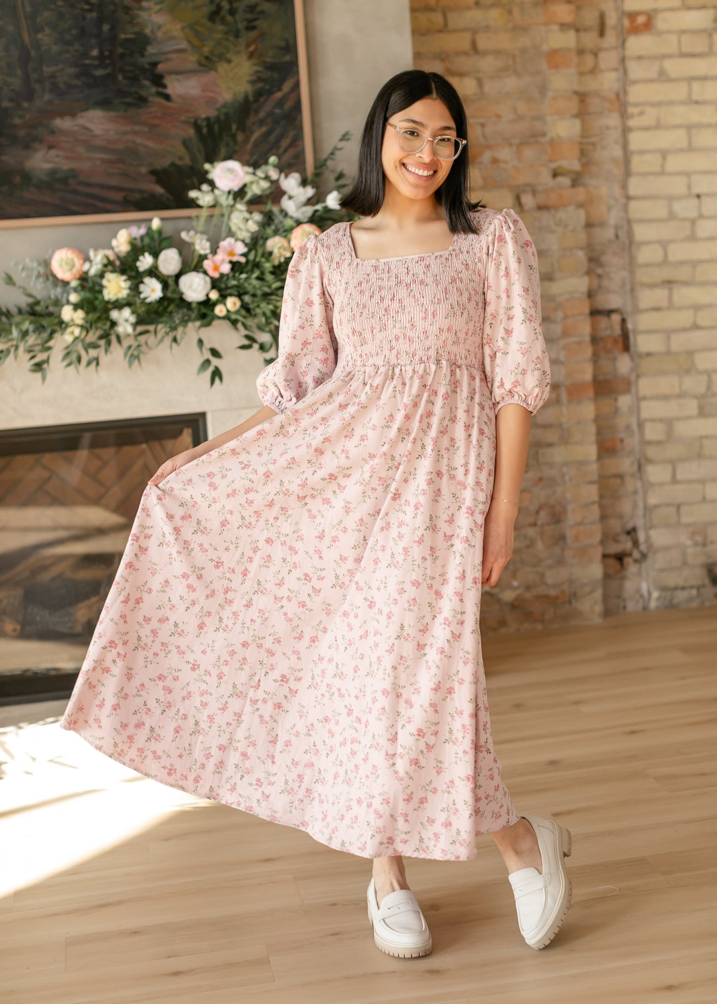 Kayleen Floral Maxi Dress - FINAL SALE Pink