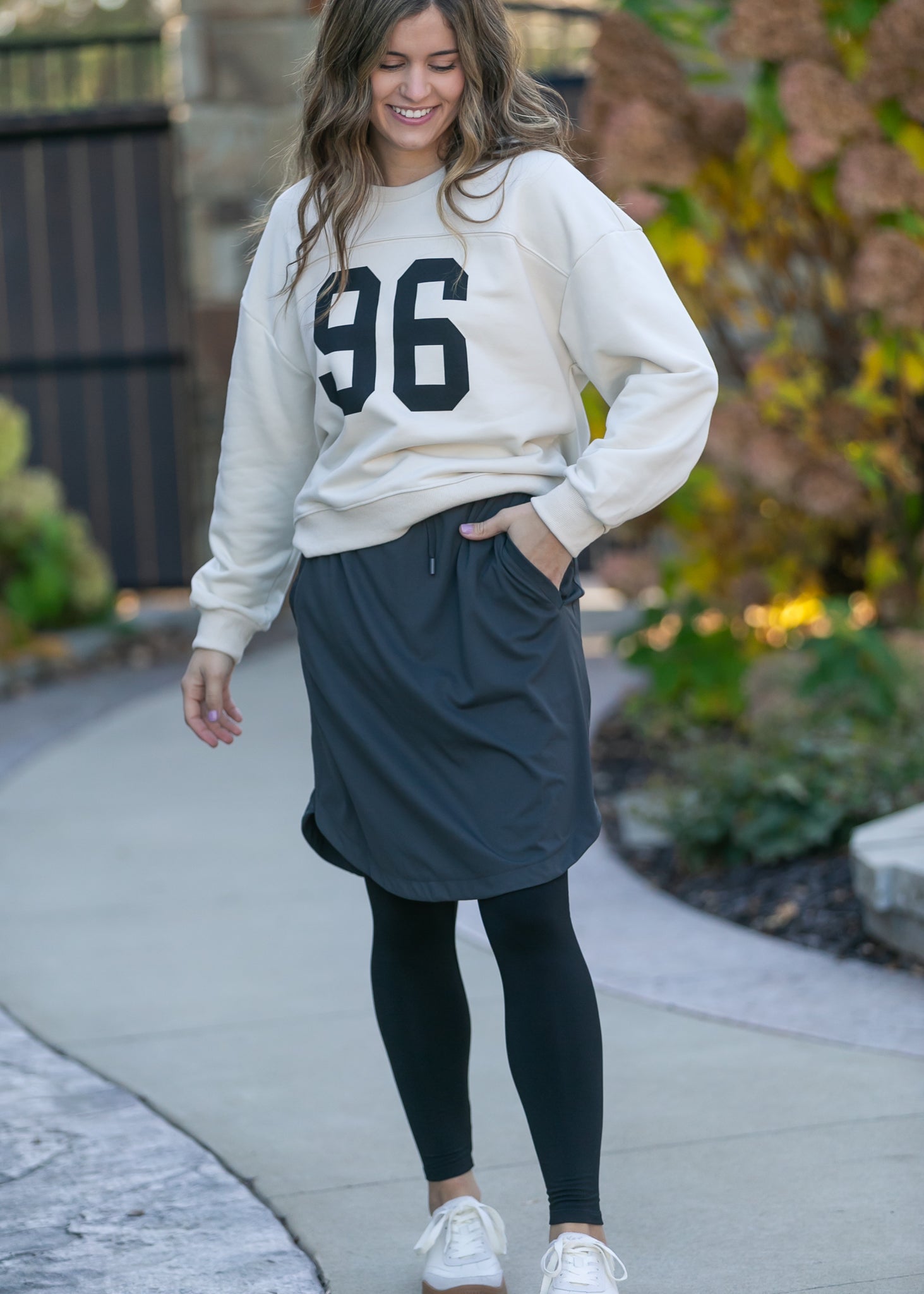 Kenedi Sport Athletic Midi Skirt