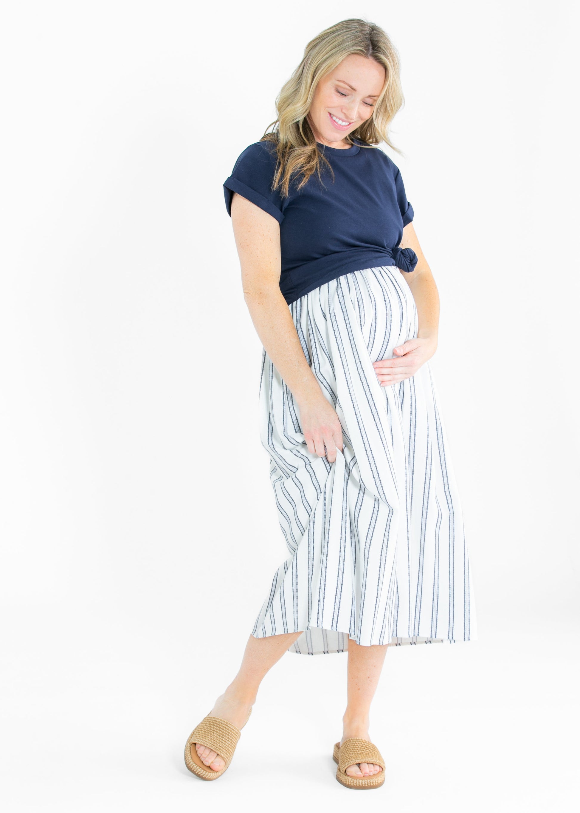 Laken Striped Midi Dress - FINAL SALE