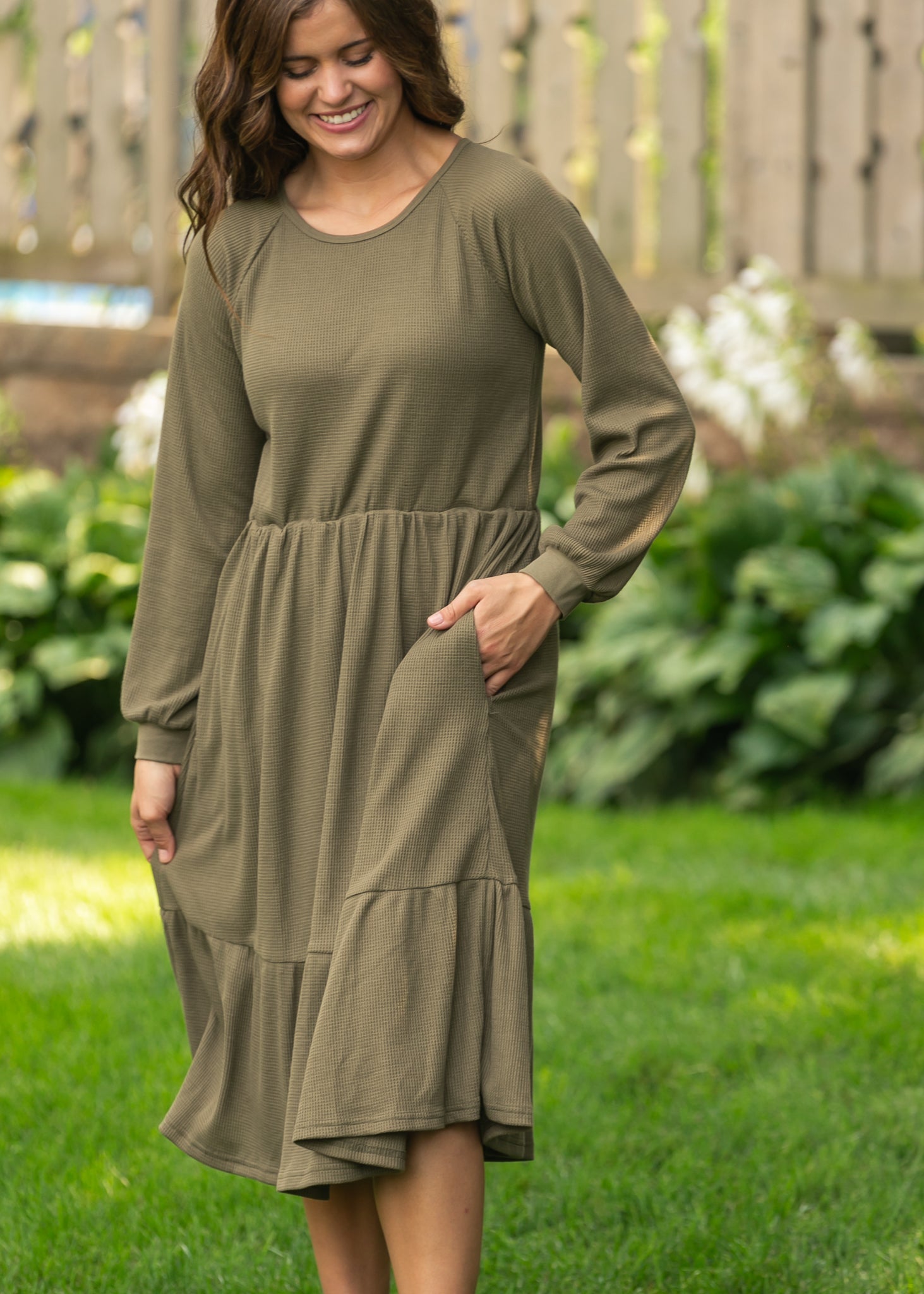 Luna Tiered Midi Dress