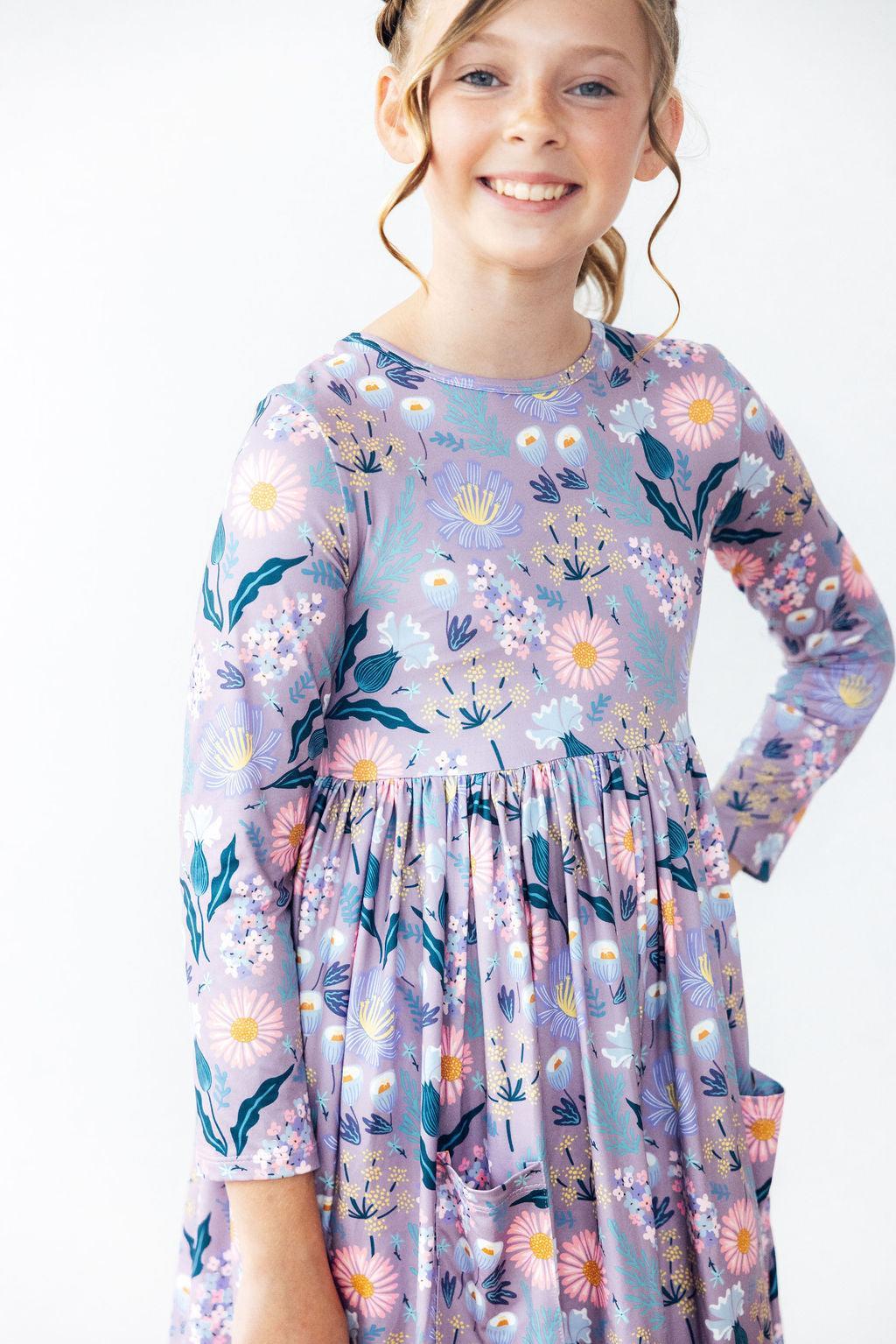 Honeysuckle L/S Pocket Twirl Dress