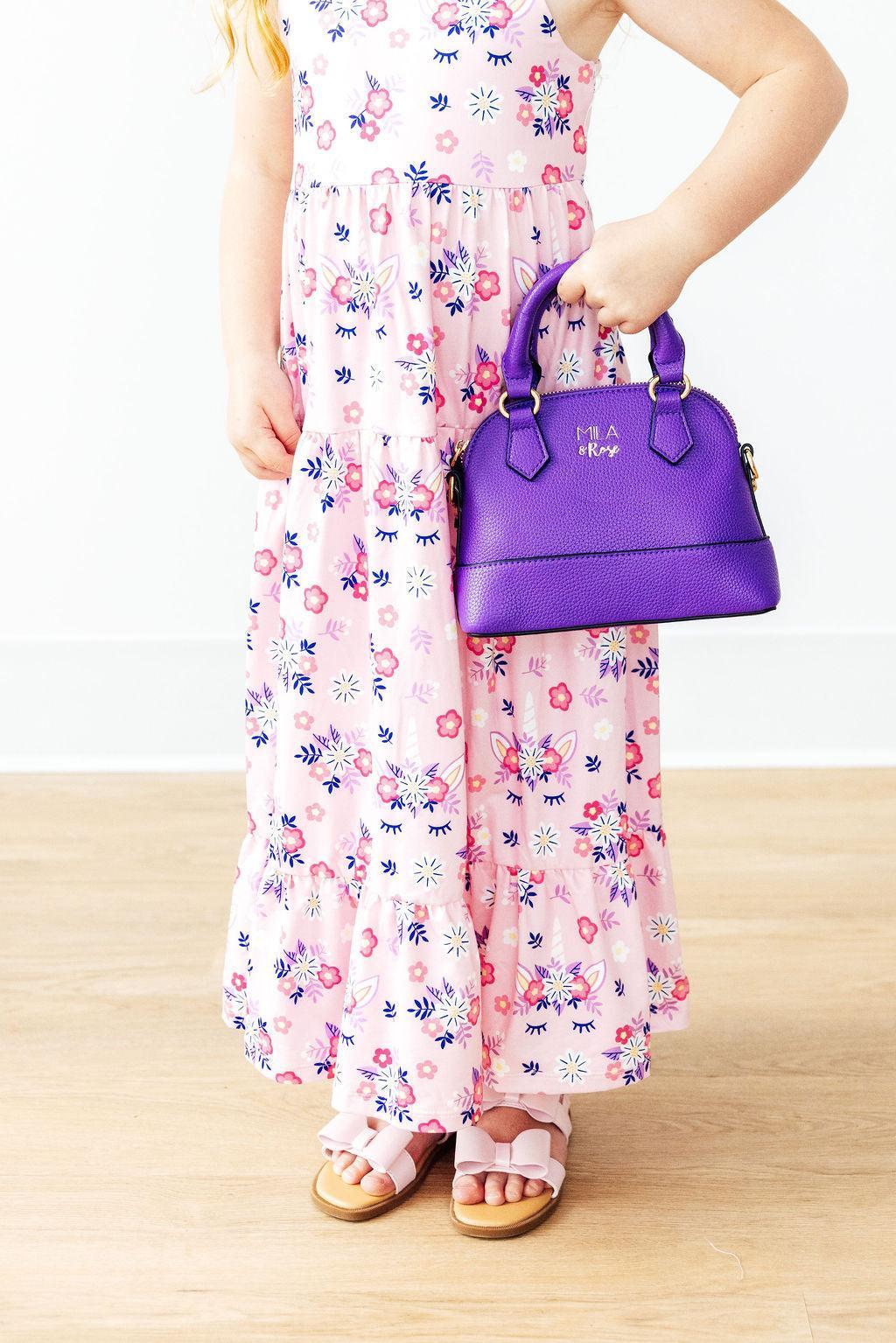 Retro Daydream Ruffle Maxi Dress