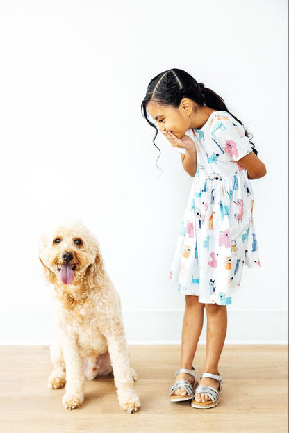 Puppy Pals S/S Pocket Twirl Dress