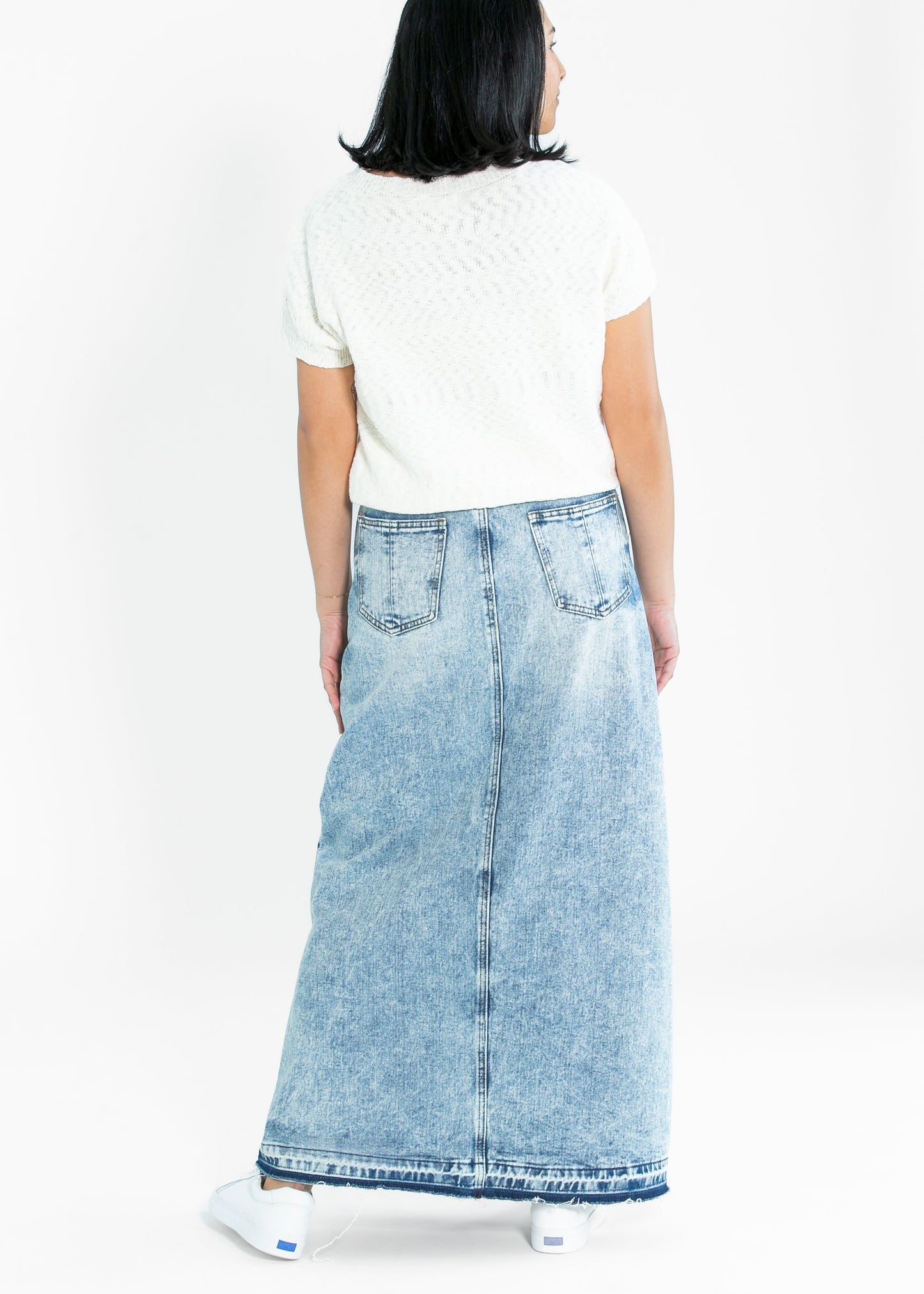Mina Denim Maxi Skirt