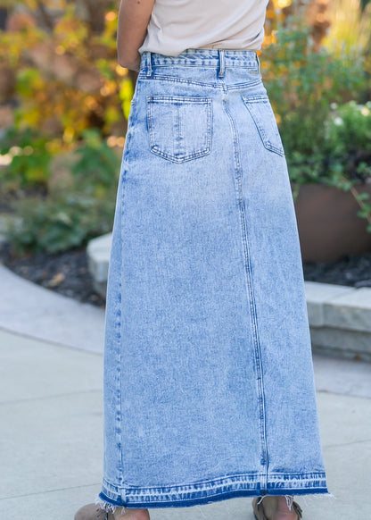 Mina Denim Maxi Skirt