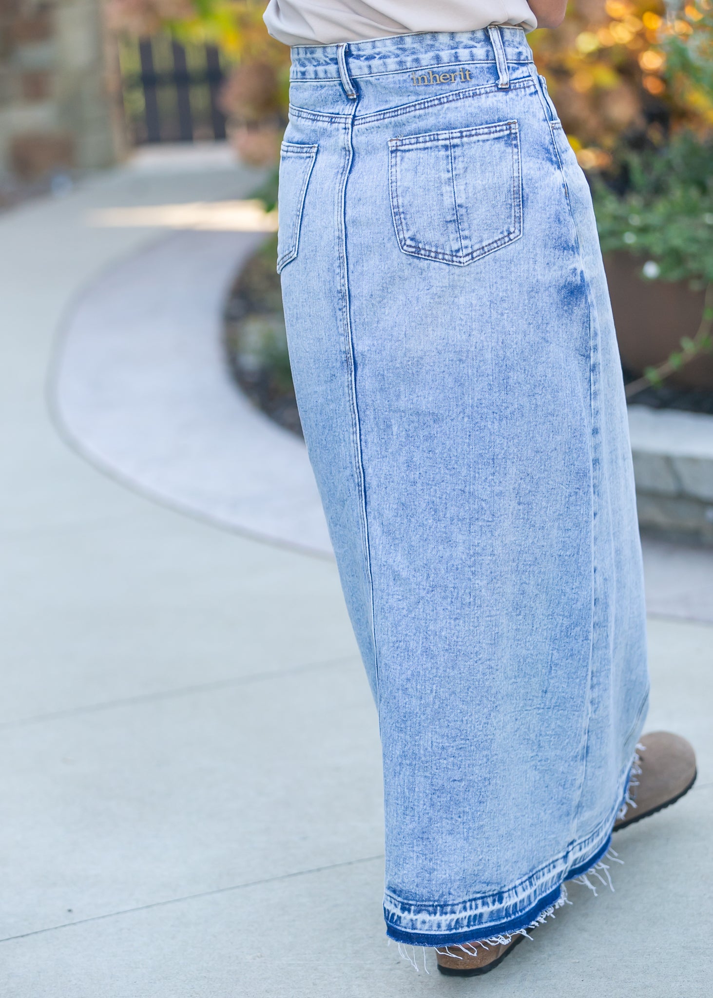 Mina Denim Maxi Skirt