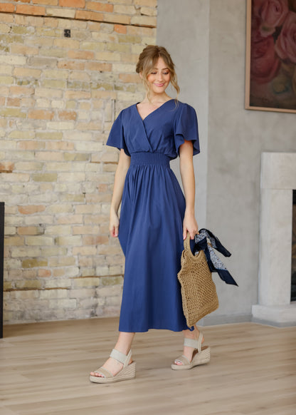 Montie Flutter Sleeve Maxi Dress - FINAL SALE
